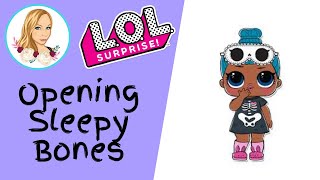 Unboxing SLEEPY BONES - LOL Surprise - Confetti Pop Full Case - Wave 3