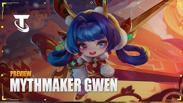 Mythmaker Gwen Chibi Preview (Chinese Server) - Teamfight Tactics