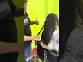 Hair treatment hair straightening #barbershop #haircut #barber