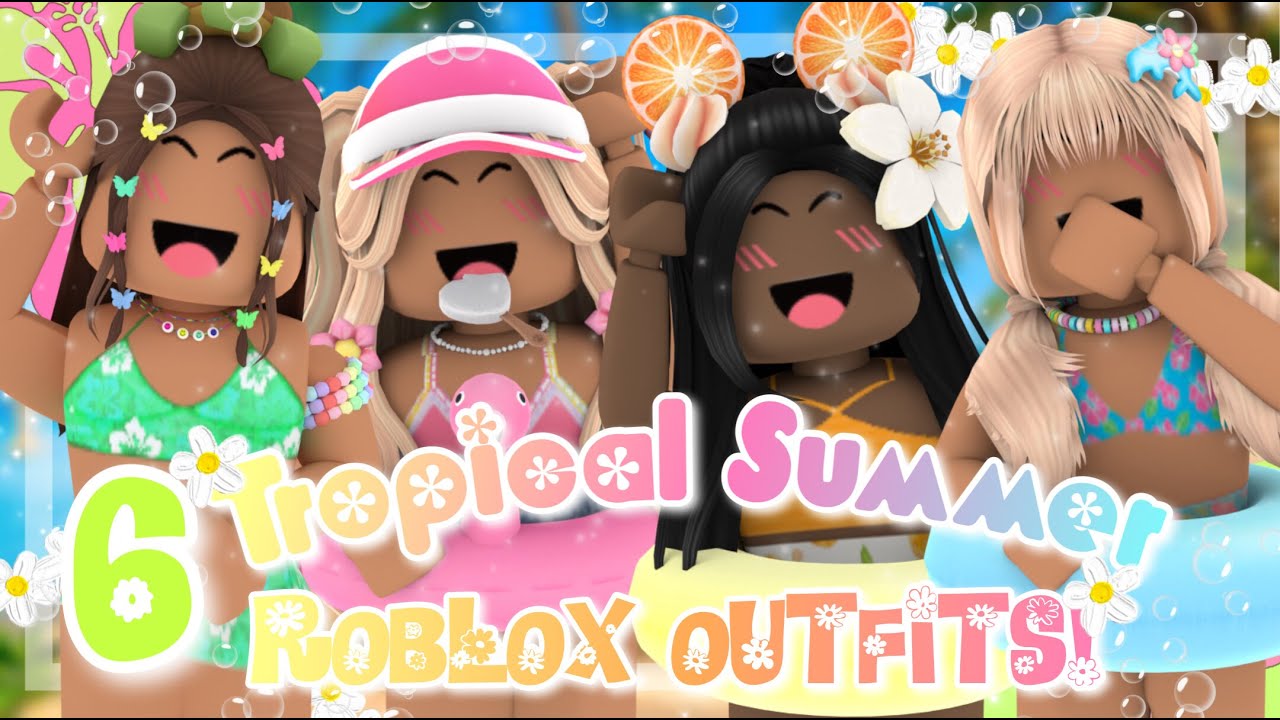 Aesthetic Tropical/Summer Roblox Outfits *with codes + links* 🏝 ...