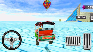 Tuk Tuk Rickshaw 3D Stunt - Free Stunt Games 2021 - Android Gameplay #2
