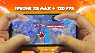 iPhone XS MAX HANDCAM 🔥 Pubg Test/ Gameplay/ Sensitivity ❤️ 4 Fingers claw + Gyro 🔥 Smooth+120 FPS
