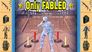 Fabled Only Challenge / play with full set FABLED in arctic base / PUBG MOBILE METRO ROYALE