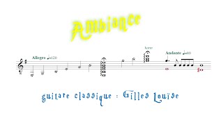 Ambiance de Gilles Louïse — MIDI et guitare classique