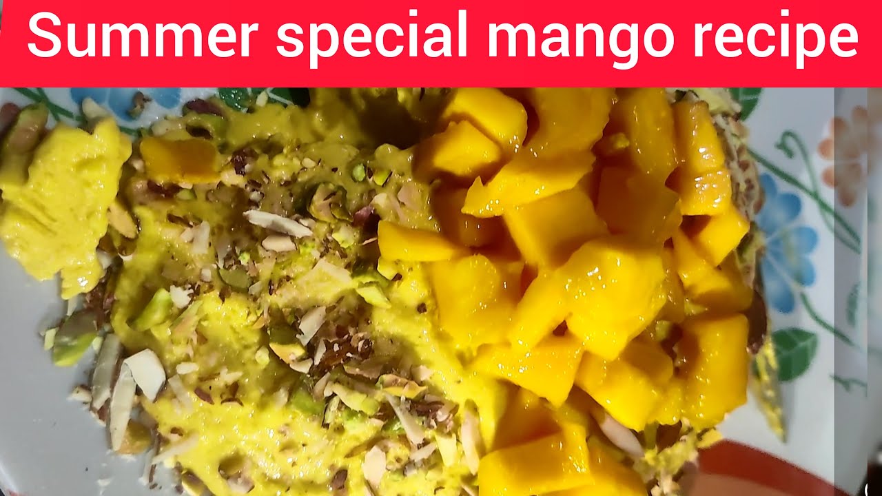 Summer special mango recipe mango ice creams ಮಾವಿನ ಹಣ್ಣಿನ ಐಸ್ಕ್ರೀಮ್