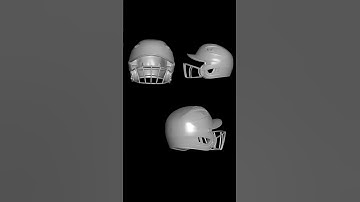 Baseball Helmet STL File: 3D Printing Model File