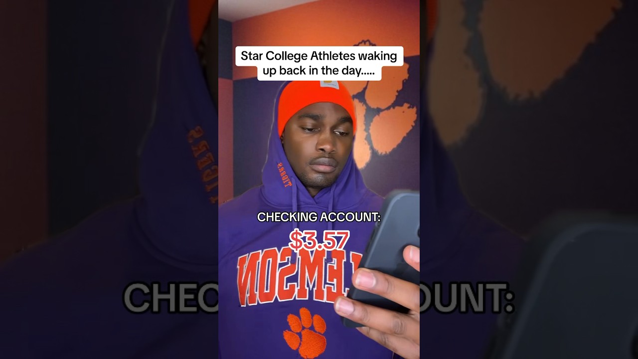 Star College Athletes waking up back in the day VS in 2023🤣 shorts 