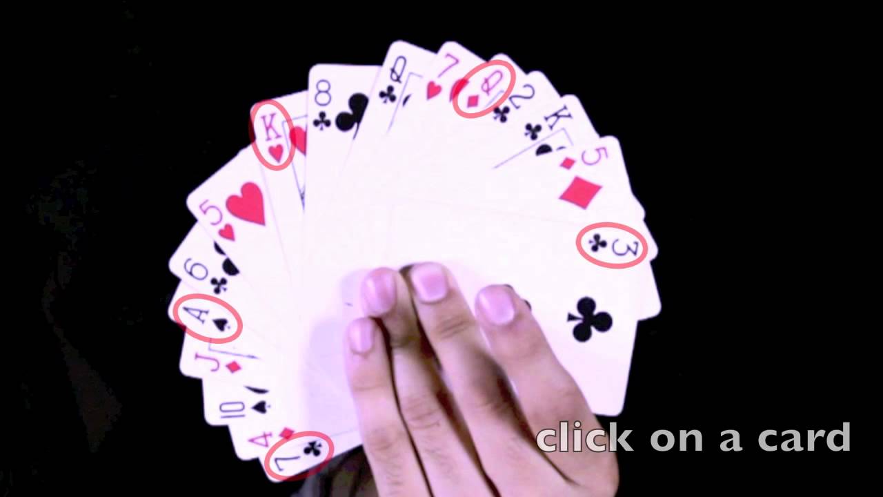 PICK A CARD (INTERACTIVE MAGIC TRICK!) YouTube