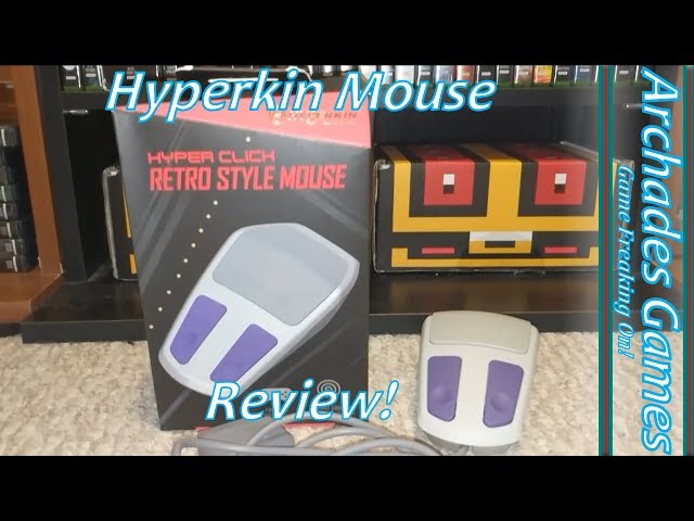  Hyperkin Hyper Click Retro Style Mouse for Super NES : Video  Games