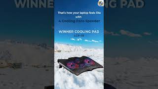 Winner Laptop Cooling Pad 4 Fans Adjustable Stand ,Dual Usb Ports