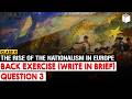 Question 3 | Back Exercise (Write in Brief) | Chapter 1 | Class 10 History | PuStack
