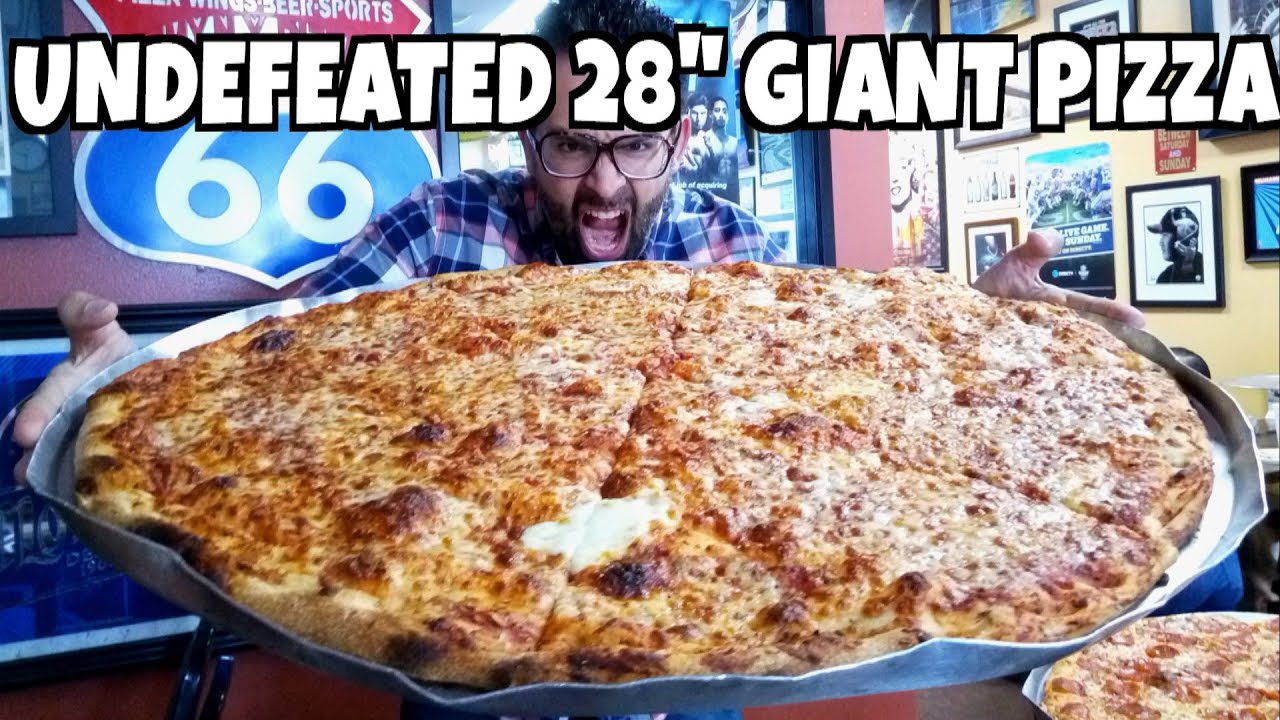 CRAZY PARTY SIZE PIZZA BIG FOOT GAINT PIZZA 1 Fresh Topping , 28