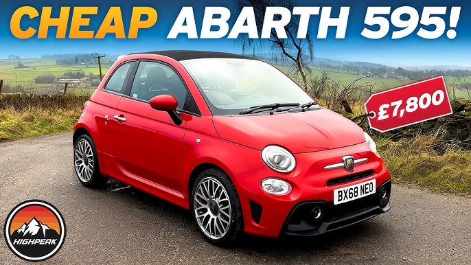 Abarth 595 Turismo Cabrio Automatic  165 hp : POV exterior - interior  walkaround & drive 