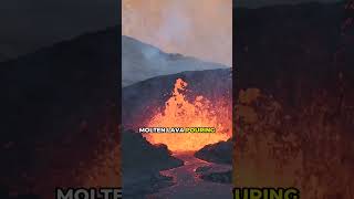 This Waterfall Turns Into Lava Every February #Shorts