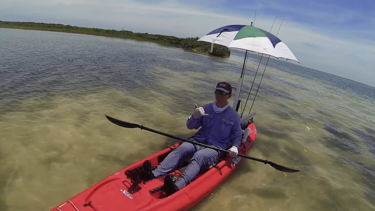 Umbrella on a Kayak? - YouTube