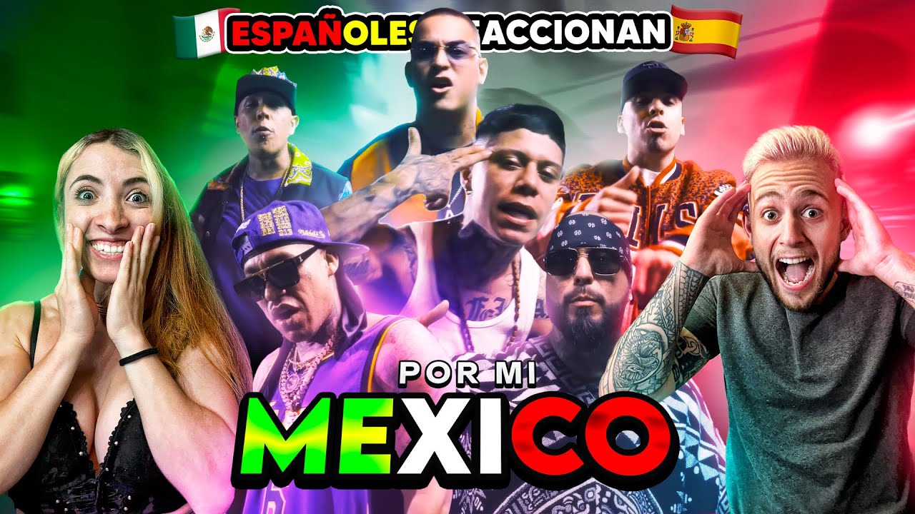 ESPAÑOLES REACCIONAN a Por MI MÉXICO REMIX 🇲🇽 Lefty SM, Santa Fe Klan, Dharius, C-Kan, MC Davo...