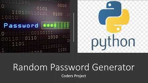 Random Password Generator Using Python (Part 3)