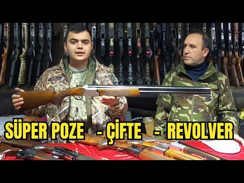 Süper Poze - Çifte - Revolver - Av Tüfekleri - Hunting
