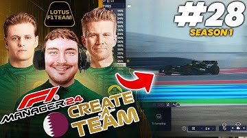 F1 MANAGER 24 CREATE A TEAM (Lotus F1 Team) #28 | SCHUMACHER