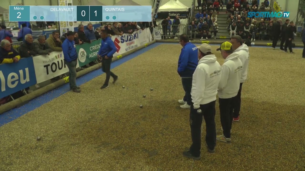 National de Tours à pétanque : Quintais et Suchaud face à Delavault