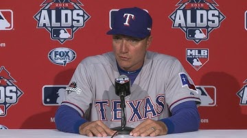 TEX@TOR Gm5: Jeff Banister on Rangers