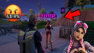 I Caught The BIGGEST Simp in Fortnite...