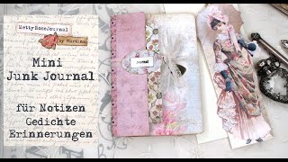 Mini Junk Journal - German - Flip Through: A small diary for notes, poems, memories screenshot 2