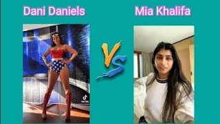 Dani Daniels Dance Vs Mia Khalifa#memes #tiktok #funny Resimi