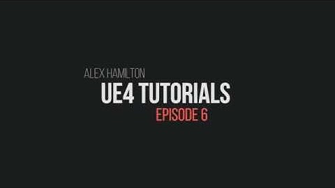 UE4 - UI implementation