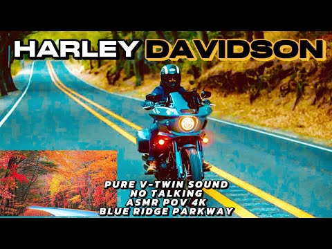 RAW Harley Sound (Relax at Work or Study) Autumn Ride Low Rider ST - Blue Ridge Parkway