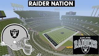 This is my build of the oakland coliseum raider football edition.
