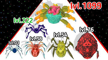 (2025) Spider Run Spider Evolution Level Up Spider Max Level Gameplay (New Update)