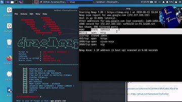 Dracnmap Information Gathering Kali Linux 2020.1