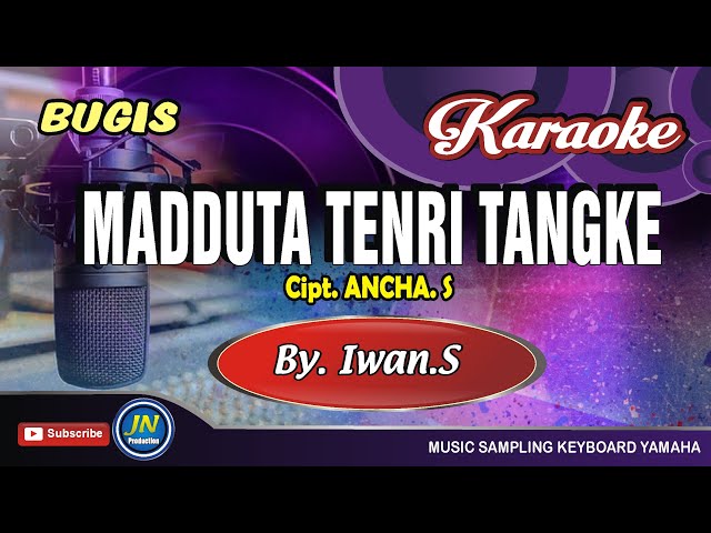 Madduta Tenri Tangke │Karaoke Bugis │Tanpa Vocal │ Iwan S class=