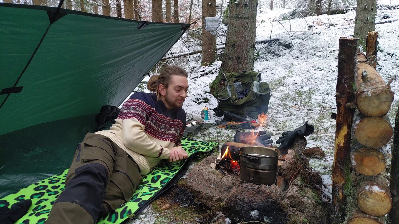 winter bushcraft trip