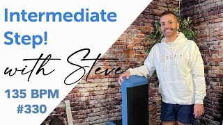 30 min Intermediate Step Aerobics Workout with Steve SanSoucie, SS Fit Studio