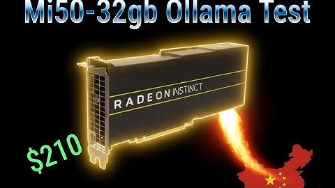 Is Radeon Instinct Mi50 32gb the ULTIMATE cheap gpu for a home ai server / LLM?