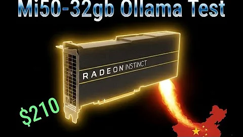 Is Radeon Instinct Mi50 32gb the ULTIMATE cheap gpu for a home ai server / LLM?