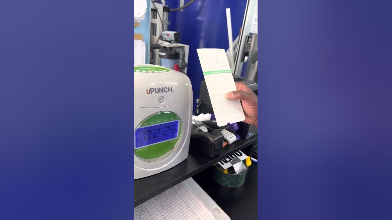 Upunch time clock YouTube