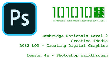 Creative iMedia R082 Creating Digital Graphics LO3 - Lesson 4a: Photoshop Walkthrough
