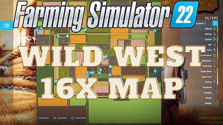 Farming Simulator 22 Map Review Wild West 16x By Cazz64 screenshot 5
