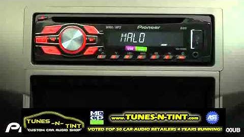 How To - DEH-2400UB- Auxiliary Input