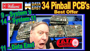 WILLIAMS & DATA EAST PINBALL PCB BOARDS FOR SALE to Best Offer! TNT Amusements