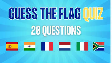 Can You Guess These Country Flags? 🌍 | 20-Question Flag Quiz Challenge
