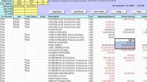 GL Analyzer Data Loader - 32 Soft