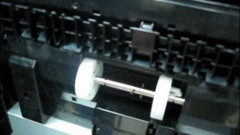 Installing the Dell 1320c 2135cn fuser maintenance kit and rollers.