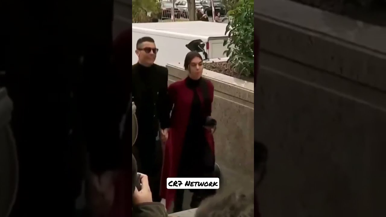 Ronaldo entres with Georgina like a Lion 🦁