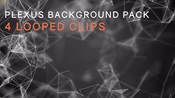 Abstract Plexus Background Looped Pack Motion Graphics