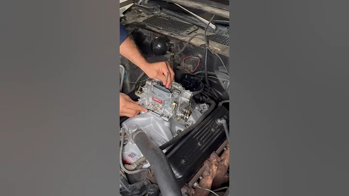 How to replace stock manifold with Edelbrock Performer on Chevy small block? #shorts #youtube #how
