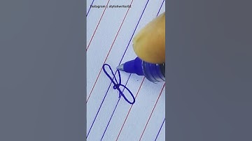 How to join the cursive letter "fr" | Learn cursive a to z step by step in four line | #shorts